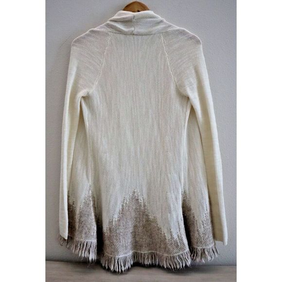 Moth x Anthropologie Women Sz Medium Cotton Wool Blend L/S Sweater Cardigan $168 - Picture 2 of 6
